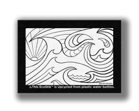 2" x 3" Ocean Coloring EcoStiks Patches - Bulk