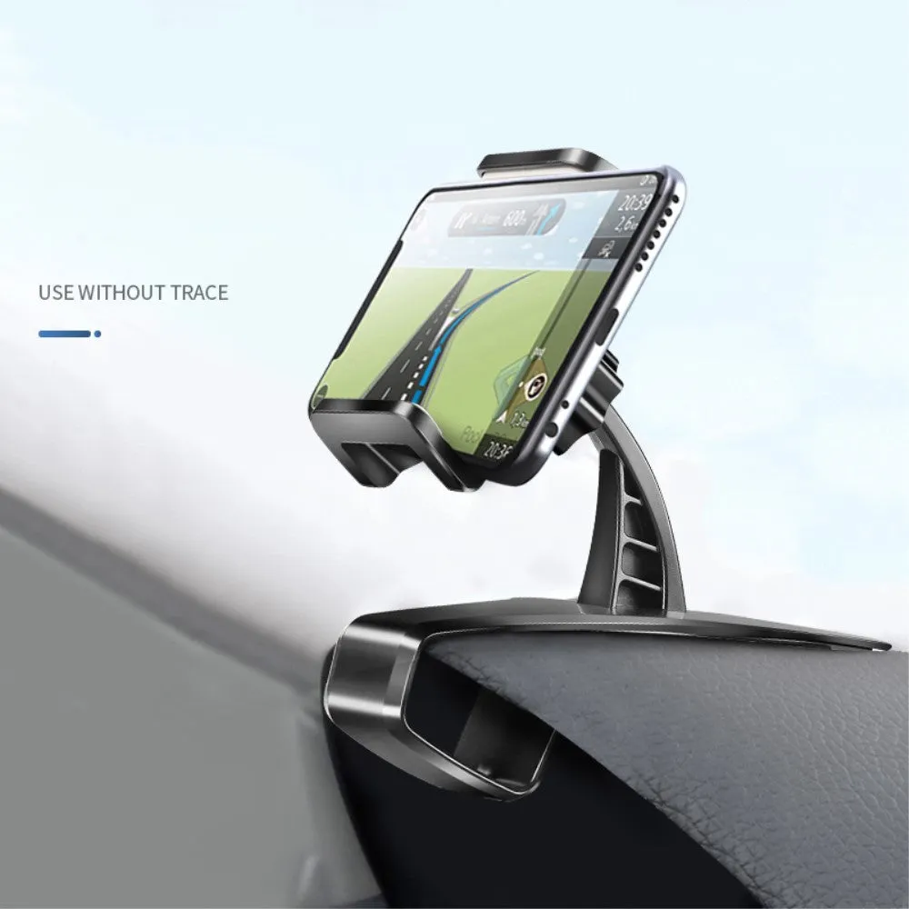 3 in 1 Car GPS Smartphone Holder: Dashboard / Visor Clamp   AC Grid Clip for Huawei P Smart - Black