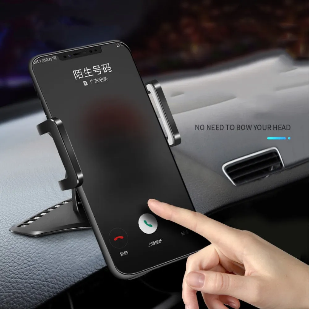 3 in 1 Car GPS Smartphone Holder: Dashboard / Visor Clamp   AC Grid Clip for Huawei P Smart - Black