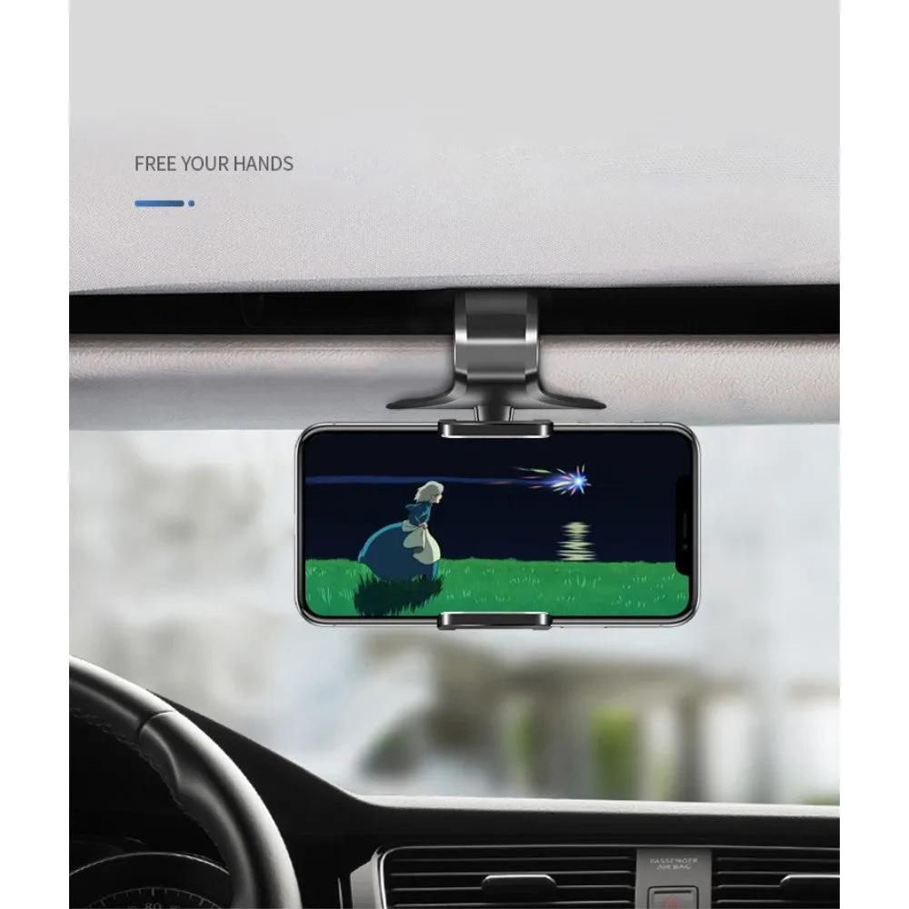 3 in 1 Car GPS Smartphone Holder: Dashboard / Visor Clamp   AC Grid Clip for Huawei P Smart - Black