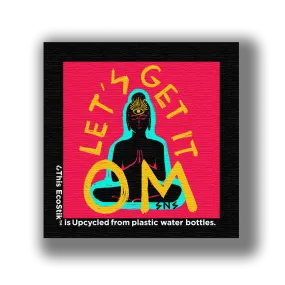3" x 3" Let's Get It Om EcoStiks Patches