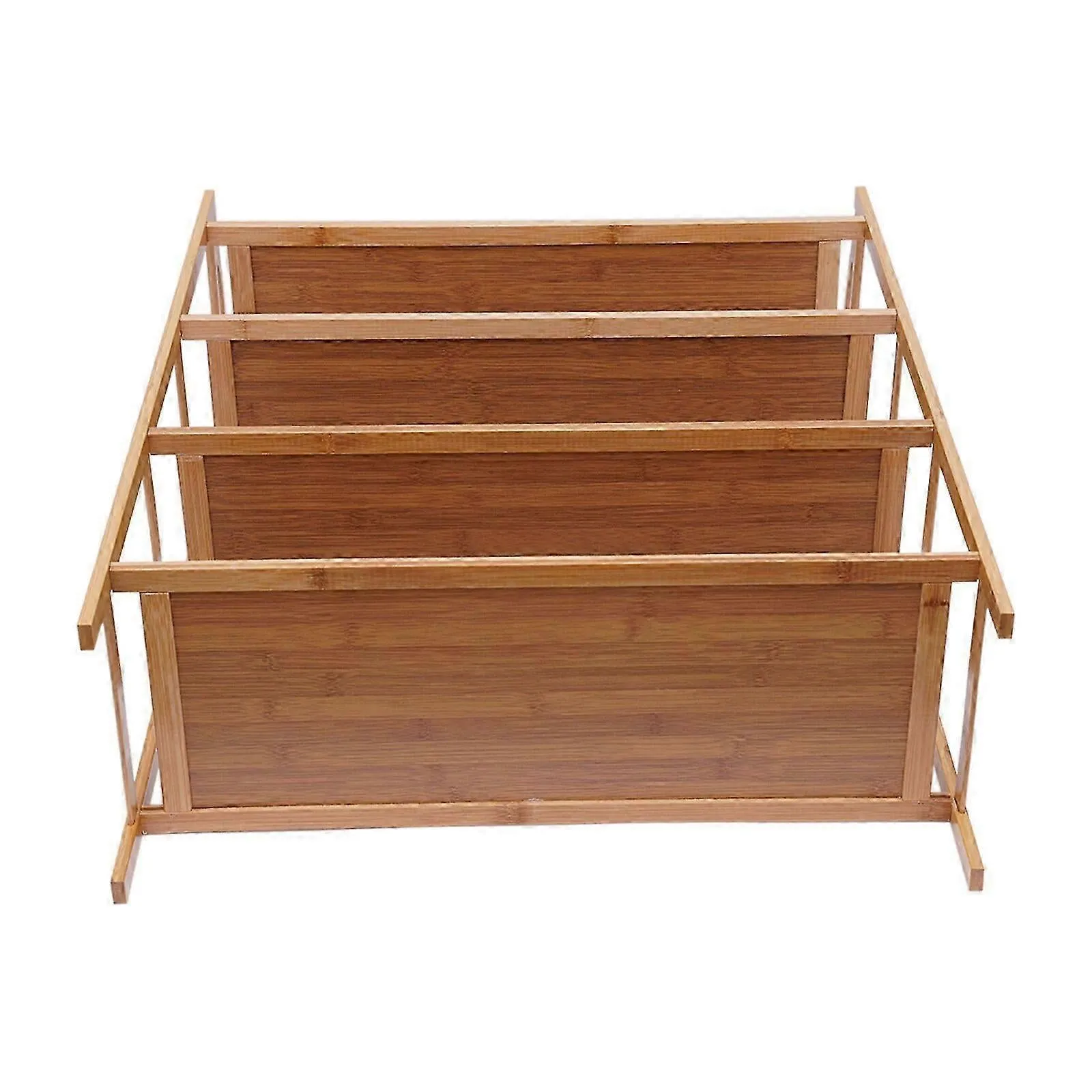 4-Tier Bamboo Shelf Rack