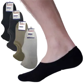 9x Pairs No Show Bamboo Socks Non-Slip Heel Grip Low Cut Invisible Footlet New