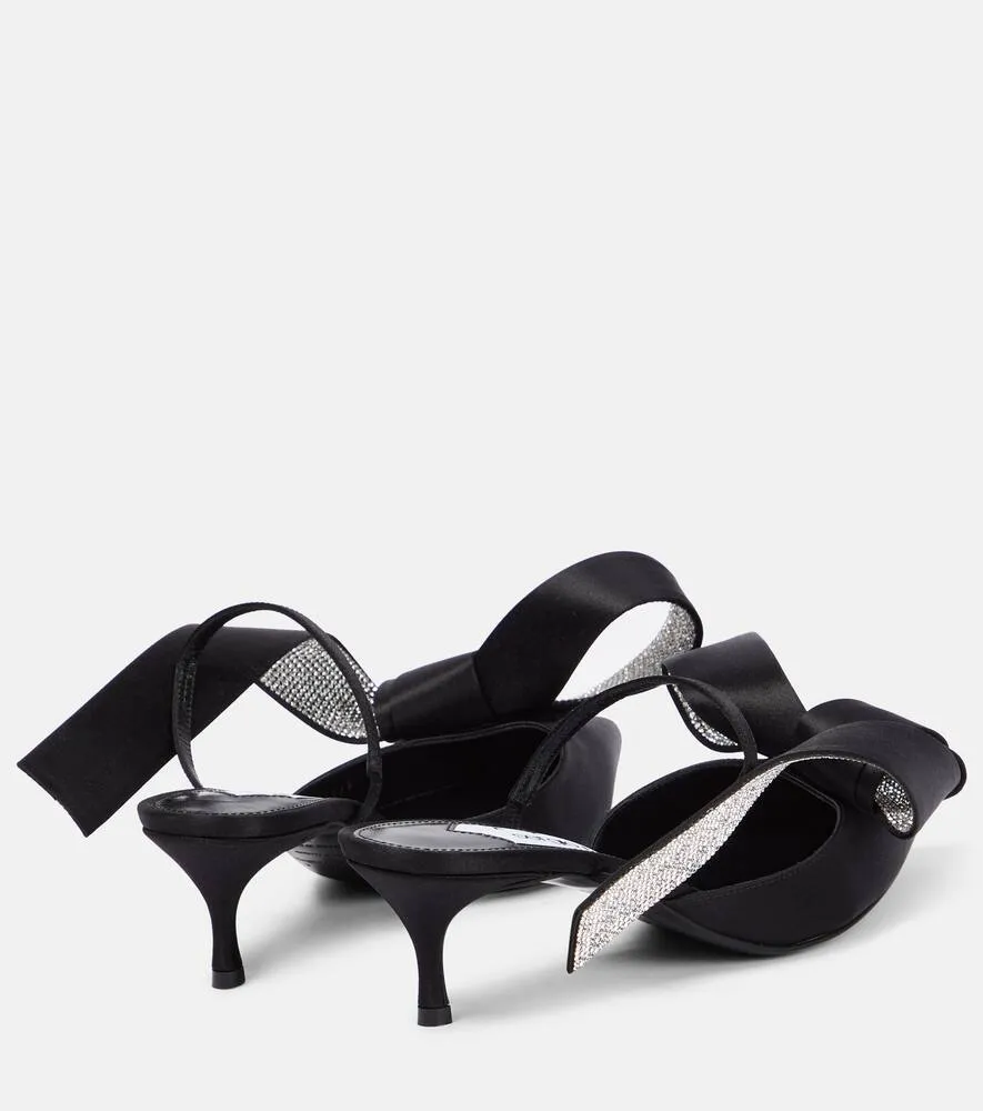 Area x Sergio Rossi Marquise crystal-embellished sandals