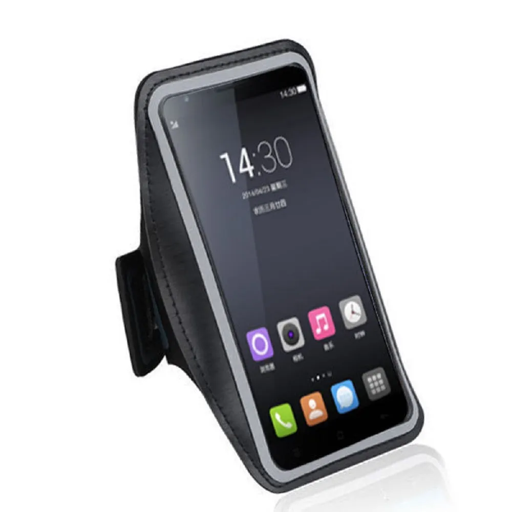 Armband Professional Cover Neoprene Waterproof Wraparound Sport with Buckle for Vodafone Smart V10 (2019) - Black
