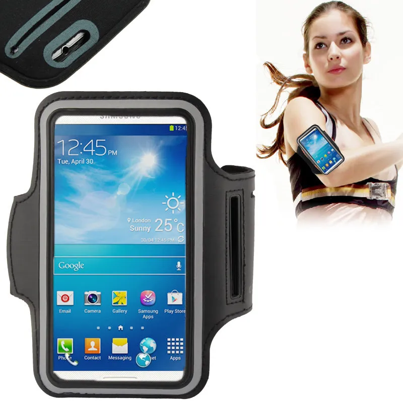 Armband Professional Cover Neoprene Waterproof Wraparound Sport with Buckle for Vodafone Smart V10 (2019) - Black
