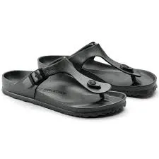 Birkenstock Gizeh Essentials EVA Metallic Anthracite
