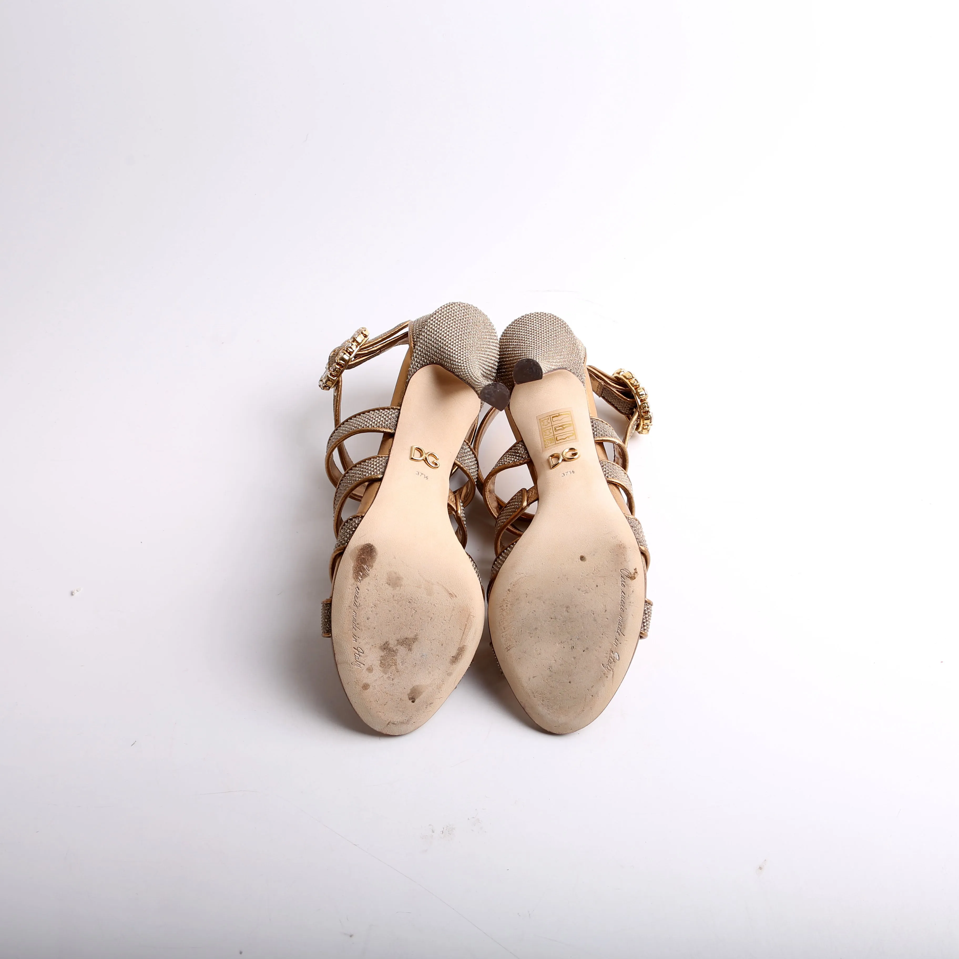 Bronze Sandal Heels Size 37.5