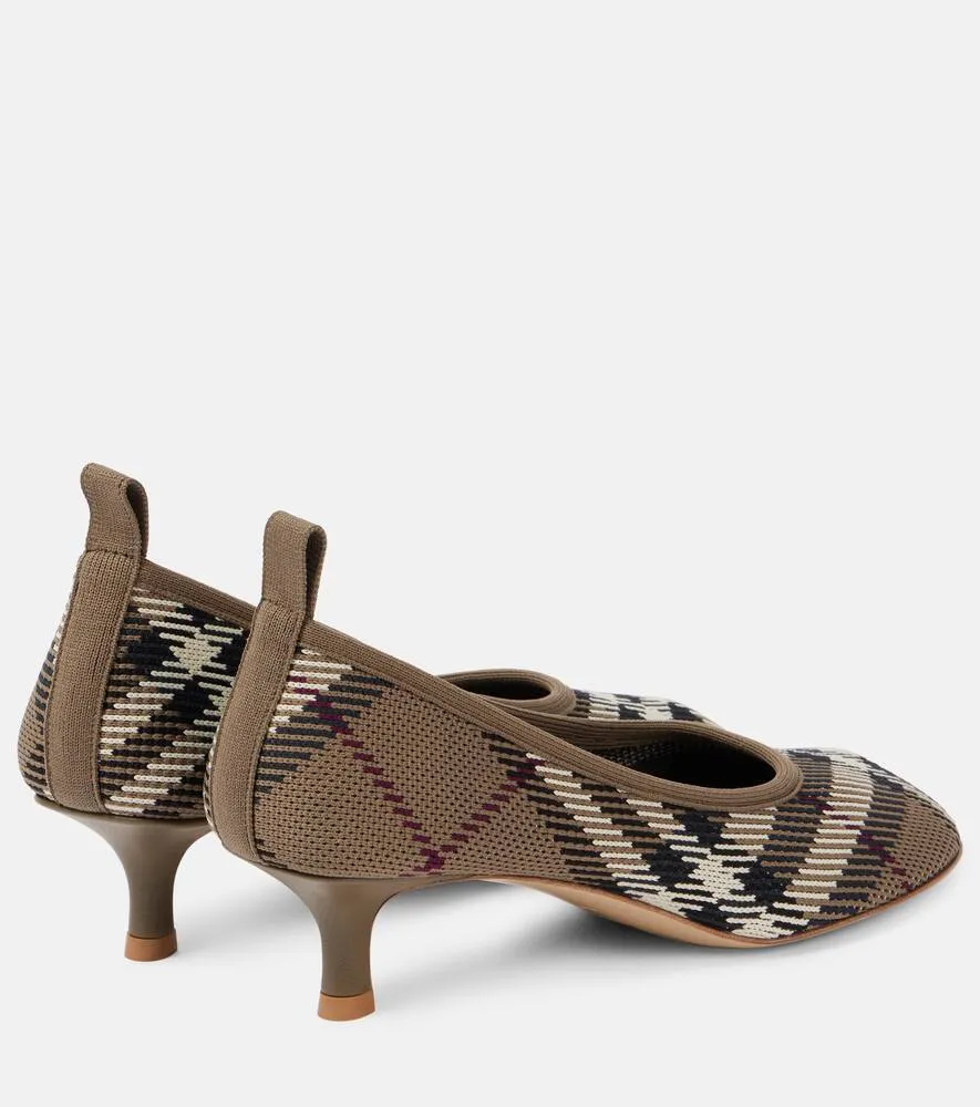 Burberry Burberry Check jacquard pumps