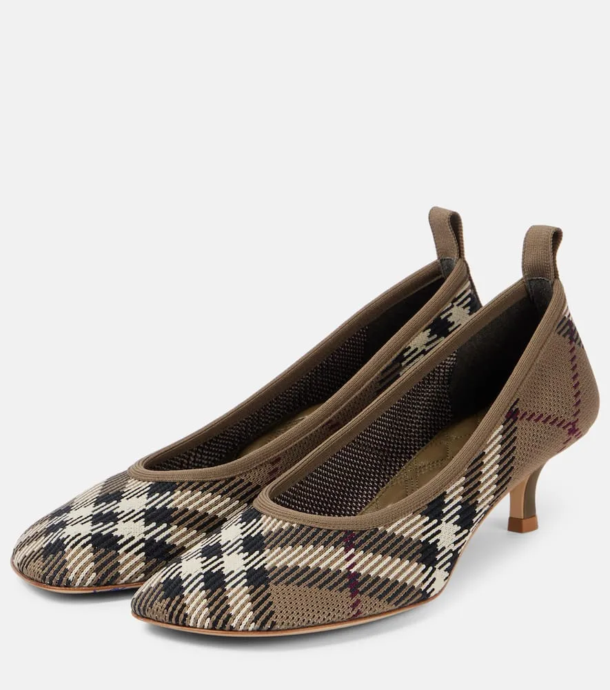 Burberry Burberry Check jacquard pumps