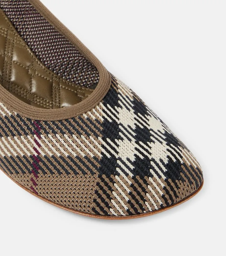 Burberry Burberry Check jacquard pumps