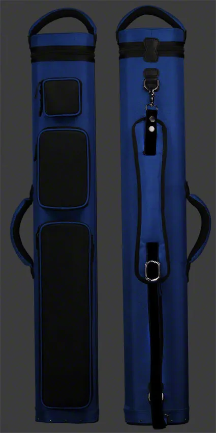 JB Ultimate Rugged Blue/Black Pool Cue Case - URBLBK