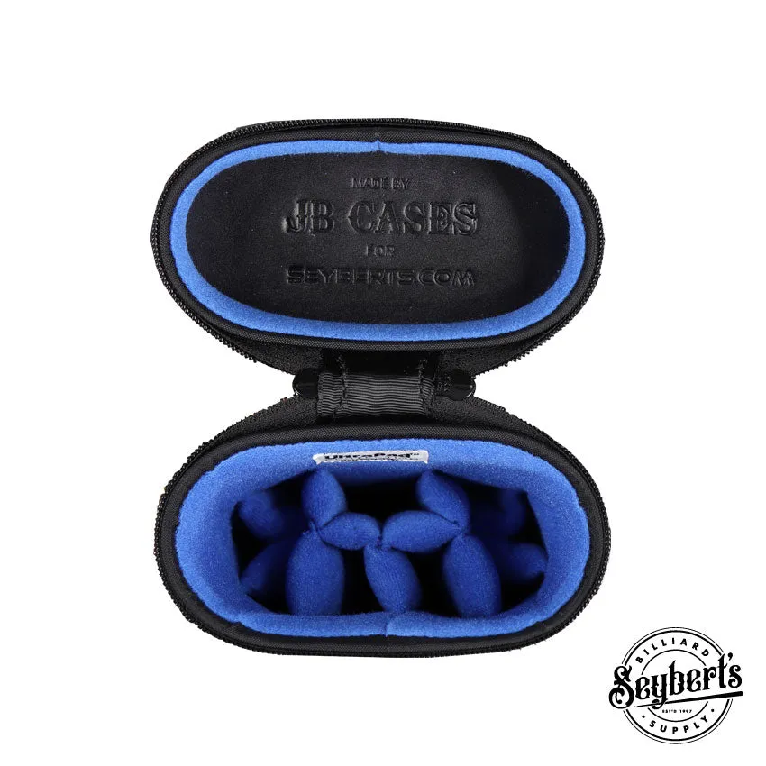 JB Ultimate Rugged Blue/Black Pool Cue Case - URBLBK