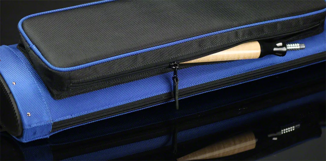 JB Ultimate Rugged Blue/Black Pool Cue Case - URBLBK