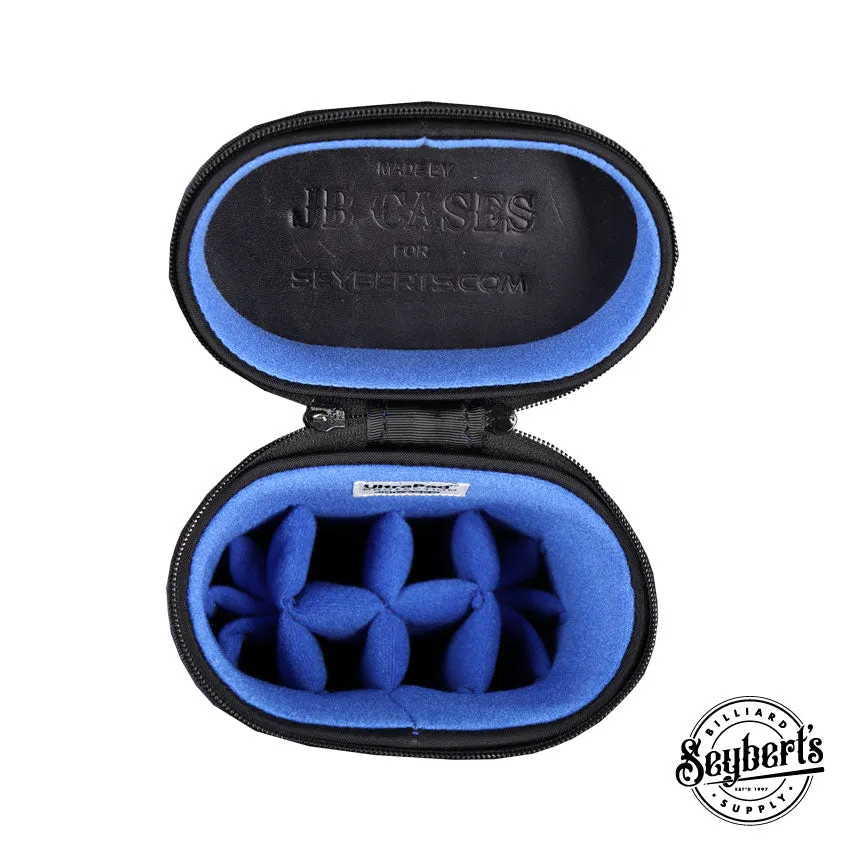 JB Ultimate Rugged Blue/Black Pool Cue Case - URBLBK