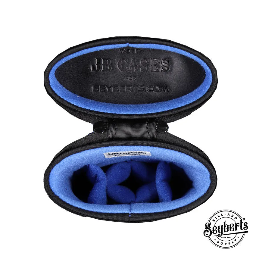 JB Ultimate Rugged Blue/Black Pool Cue Case - URBLBK