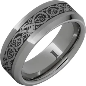 Rugged Tungsten High Country Ring With Stone Finish