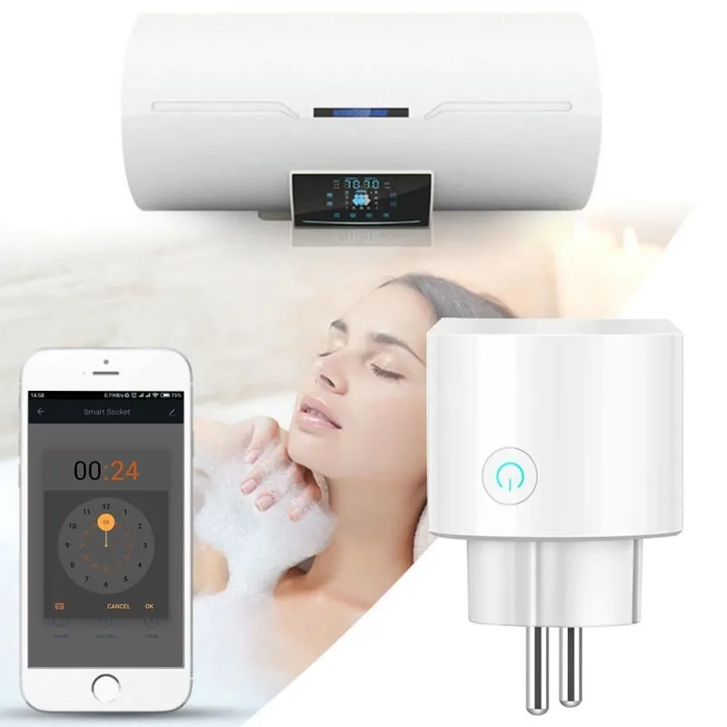 Smart Home Plug (Alexa & Google Assist Compatible)