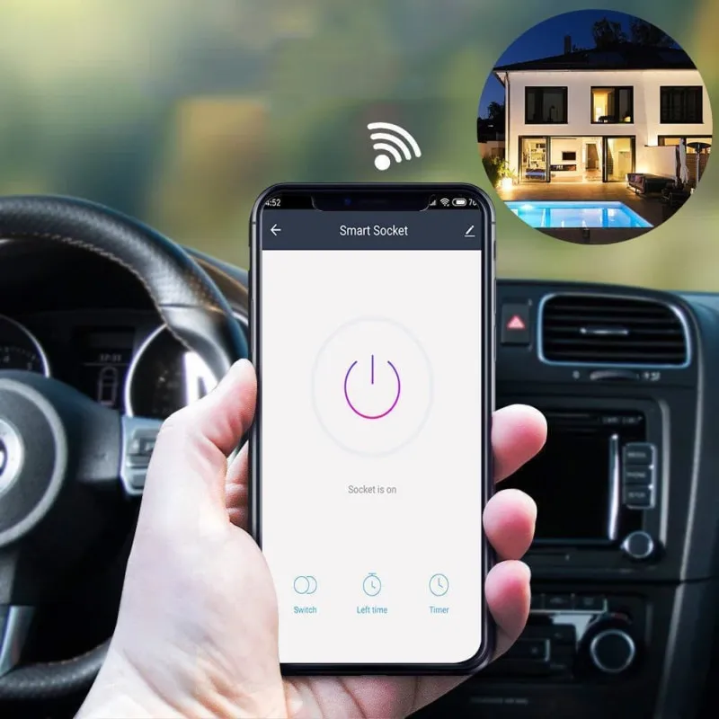 Smart Home Plug (Alexa & Google Assist Compatible)