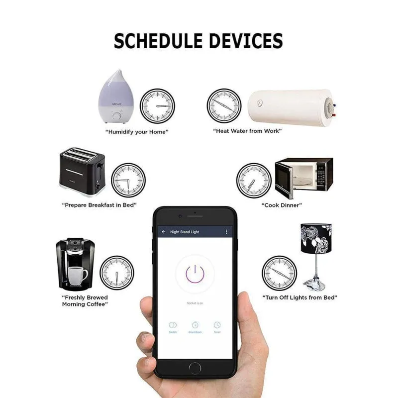 Smart Home Plug (Alexa & Google Assist Compatible)