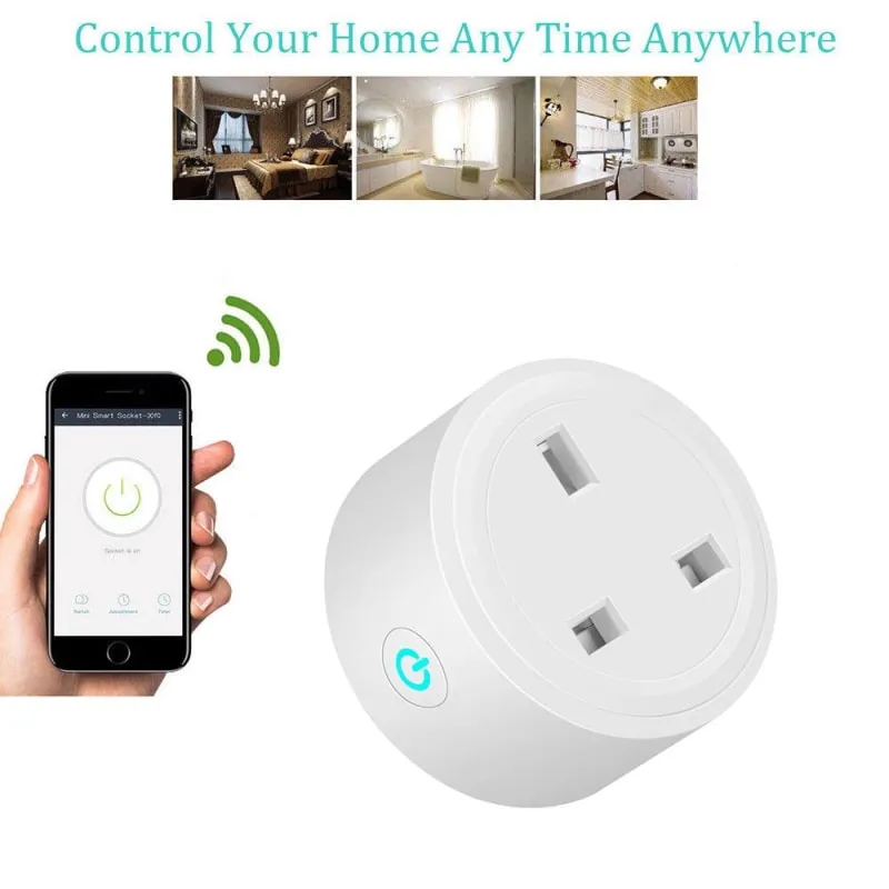 Smart Home Plug (Alexa & Google Assist Compatible)
