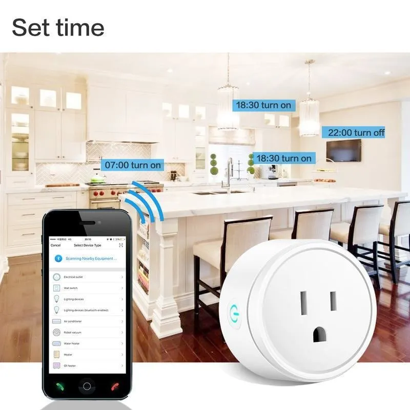 Smart Home Plug (Alexa & Google Assist Compatible)