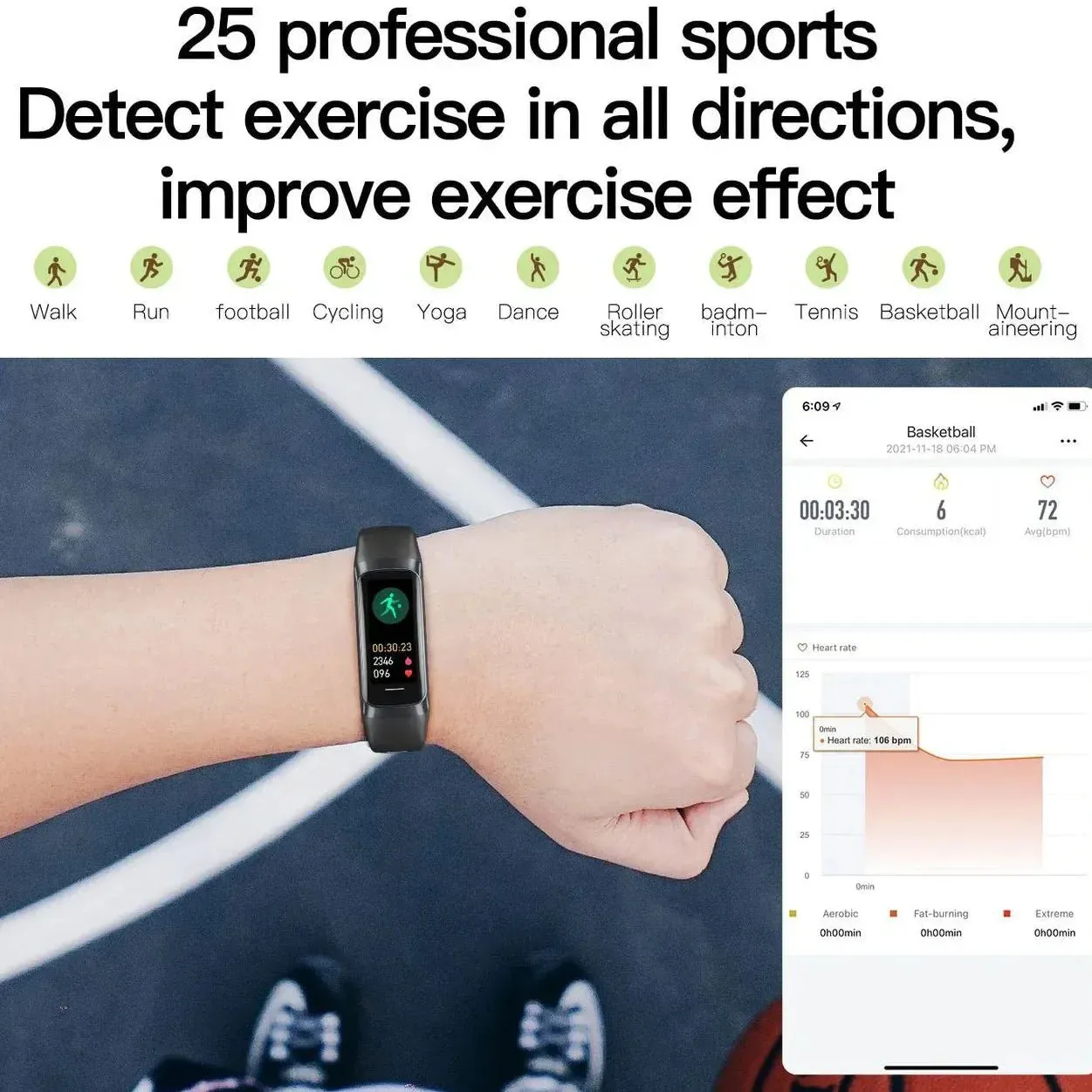 Smart Watch – Waterproof Fitness Tracker with Heart Rate & Blood Oxygen Monitor
